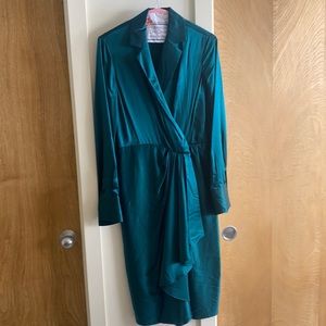 Dark Forrest Silk Dress